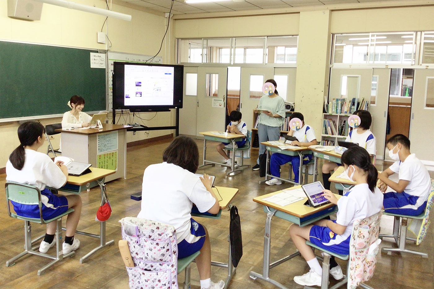 阪谷小学校へ授業サポートに行ってきました