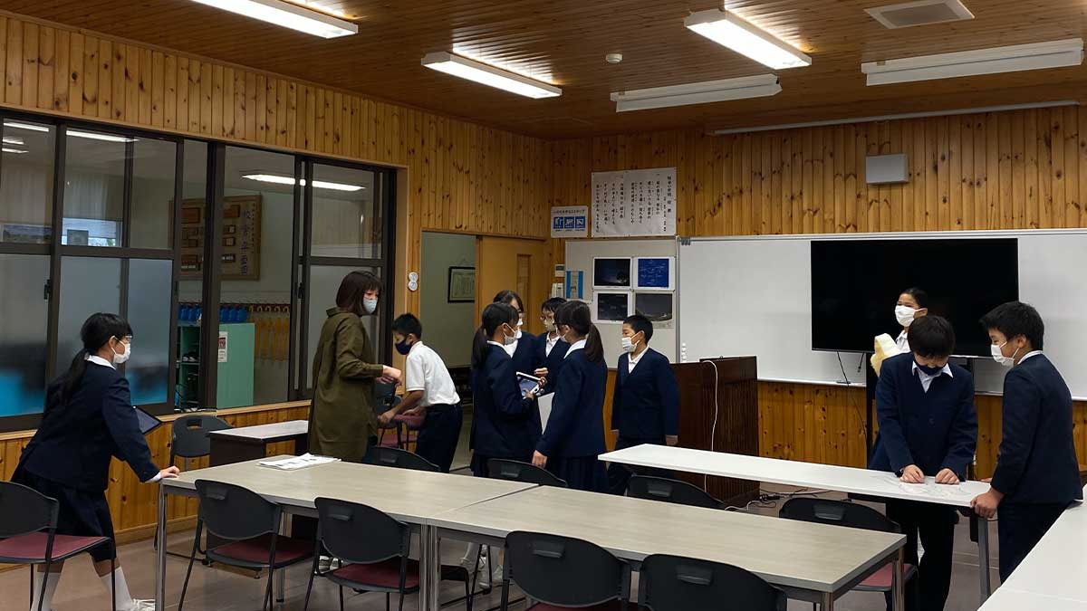 阪谷小学校 星空の魅力を伝えるCM制作の授業サポート